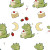 Cute Crocodile Pattern Vinyl Car Decal Sticker – Waterproof & UV-Resistant 