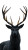 Glowing Stag Vinyl Car Decal Sticker – Waterproof & UV-Resistant 