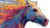 Fiery Flaming Horse Vinyl Car Decal Sticker – Waterproof & UV-Resistant 