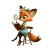 Fox Teacher Vinyl Car Decal Sticker – Waterproof & UV-Resistant 