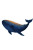 Flying Fantasy Whale Vinyl Car Decal Sticker – Waterproof & UV-Resistant 