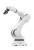 White Robotic Arm Vinyl Car Decal Sticker – Waterproof & UV-Resistant 