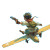 Adventurous Boy Gliding Vinyl Car Decal Sticker – Waterproof & UV-Resistant 