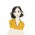 Casual Woman Portrait V3 Vinyl Car Decal Sticker – Waterproof & UV-Resistant 
