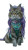 Mermaid Maine Coon Vinyl Car Decal Sticker – Waterproof & UV-Resistant 