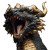 Oriental Dragon Head V4 Vinyl Car Decal Sticker – Waterproof & UV-Resistant 