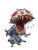 Glitch Art Mushroom Vinyl Car Decal Sticker – Waterproof & UV-Resistant 