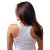 Brunette Woman Back Vinyl Car Decal Sticker – Waterproof & UV-Resistant 