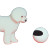 Maltese And Ai Robot Vinyl Car Decal Sticker – Waterproof & UV-Resistant 