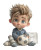 Baby Beckham Caricature Vinyl Car Decal Sticker – Waterproof & UV-Resistant 