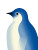 Minimalist Penguin Vinyl Car Decal Sticker – Waterproof & UV-Resistant 