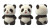 Cute Panda Plush V2 Vinyl Car Decal Sticker – Waterproof & UV-Resistant 
