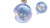Particle Spheres Vinyl Car Decal Sticker – Waterproof & UV-Resistant 