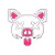 Pixel Pig Face Vinyl Car Decal Sticker – Waterproof & UV-Resistant 