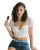 Biracial Woman Portrait V2 Vinyl Car Decal Sticker – Waterproof & UV-Resistant 