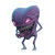 Monster Eating Heart Vinyl Car Decal Sticker – Waterproof & UV-Resistant 