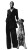 Fashion Model With Dalmatian Vinyl Car Decal Sticker – Waterproof & UV-Resistant 