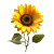 Bright Yellow Sunflower Vinyl Car Decal Sticker – Waterproof & UV-Resistant 