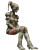 Harlequin Robot Queen Vinyl Car Decal Sticker – Waterproof & UV-Resistant 