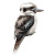 Drawn Kookaburra Vinyl Car Decal Sticker – Waterproof & UV-Resistant 