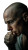 Sad Bald Person Vinyl Car Decal Sticker – Waterproof & UV-Resistant 