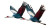 Cranes And Heron Flight Vinyl Car Decal Sticker – Waterproof & UV-Resistant 