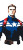 Captain America V2 Vinyl Car Decal Sticker – Waterproof & UV-Resistant 