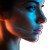 Futuristic Digital Profile Vinyl Car Decal Sticker – Waterproof & UV-Resistant 
