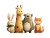 Cute Cartoon Animals V2 Vinyl Car Decal Sticker – Waterproof & UV-Resistant 