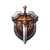 Shield And Sword V3 Vinyl Car Decal Sticker – Waterproof & UV-Resistant 