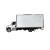 White Delivery Truck V2 Vinyl Car Decal Sticker – Waterproof & UV-Resistant 