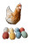 Easter Chicks Hatching V2 Vinyl Car Decal Sticker – Waterproof & UV-Resistant 