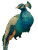 Majestic Peacock Print Vinyl Car Decal Sticker – Waterproof & UV-Resistant 