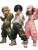 Chibi Game Characters Vinyl Car Decal Sticker – Waterproof & UV-Resistant 