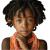 African Girl Beads Vinyl Car Decal Sticker – Waterproof & UV-Resistant 