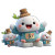 Sake Bottle Mascot Vinyl Car Decal Sticker – Waterproof & UV-Resistant 