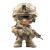 Cartoon Soldier Vinyl Car Decal Sticker – Waterproof & UV-Resistant 