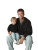 Father With Baby Vinyl Car Decal Sticker – Waterproof & UV-Resistant 