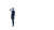 Data Particles Woman Vinyl Car Decal Sticker – Waterproof & UV-Resistant 