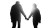 Noir Couple Hands Vinyl Car Decal Sticker – Waterproof & UV-Resistant 