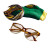 Fashionable Glasses Display Vinyl Car Decal Sticker – Waterproof & UV-Resistant 