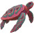 Sea Turtle V2 Vinyl Car Decal Sticker – Waterproof & UV-Resistant 