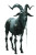 Hydraulic Goat Stampede Vinyl Car Decal Sticker – Waterproof & UV-Resistant 