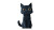 Upright Black Cat Vinyl Car Decal Sticker – Waterproof & UV-Resistant 