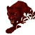 Red Panther Growl Vinyl Car Decal Sticker – Waterproof & UV-Resistant 
