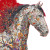 Joyful Horseheader Vinyl Car Decal Sticker – Waterproof & UV-Resistant 