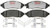 Quiet & Powerful Brake Pad Set | Fits Nissan, Chevrolet, Suzuki 2005-2021 | Element3 Technology