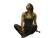 Forest Sitting Woman Vinyl Car Decal Sticker – Waterproof & UV-Resistant 