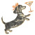 Vintage Dachshund Illustration Vinyl Car Decal Sticker – Waterproof & UV-Resistant 