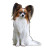 White Papillon Dog Vinyl Car Decal Sticker – Waterproof & UV-Resistant 